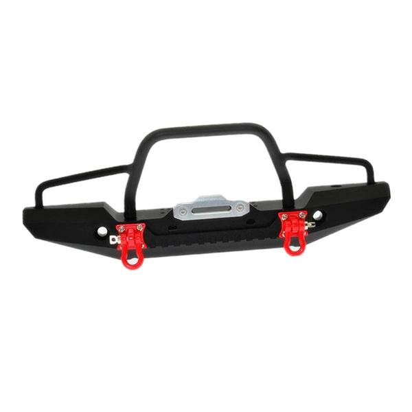 1/10 RC Crawler Front Bumper with Led Lights for Axial SCX10 Traxxas TRX-4