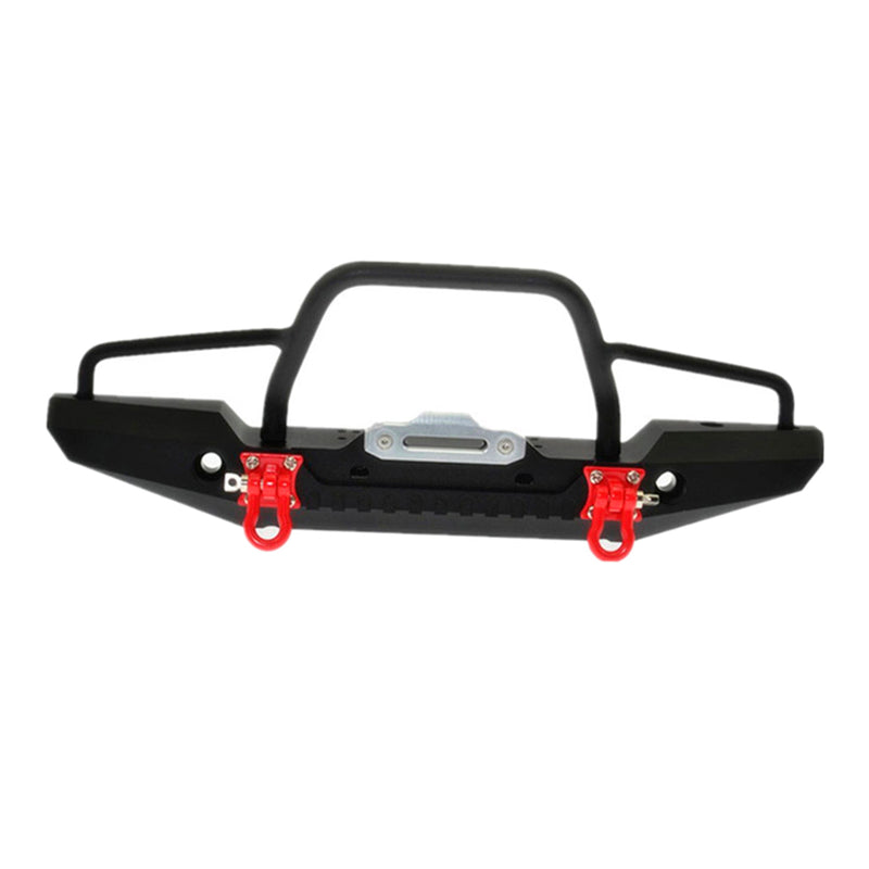 1/10 RC Crawler Front Bumper with Led Lights for Axial SCX10 Traxxas TRX-4
