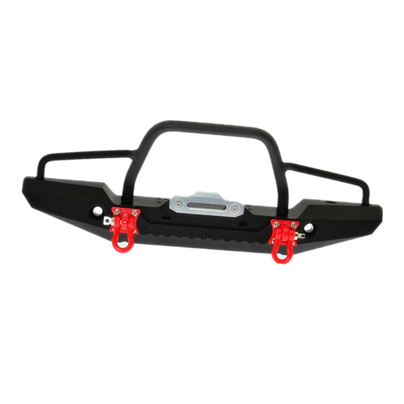 1/10 RC Crawler Front Bumper with Led Lights for Axial SCX10 Traxxas TRX-4