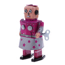 Vintage Wind Up Robot Clockwork Walking Robot for Kids Stocking Fillers Toy
