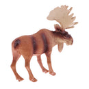 North America Wild Animal Figure Toy Moose Elk Model for Living Room Ornament