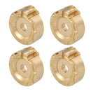 4Pcs Heavy Brass Counterweight for 1/10 RC Traxxas TRX-4 Trail Crawler Truck