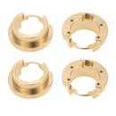 4pc Brass Counterweight Steering Block Wheel Axle for 1/10 RC Traxxas TRX-4