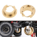 4pc Brass Counterweight Steering Block Wheel Axle for 1/10 RC Traxxas TRX-4