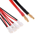 2pcs 4.0mm Banana Plug to JST Male/Female Connector Adapter Parallel Cable