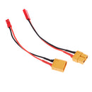 1 Pair XT60 to JST Plug Connector with 13.3cm Cable Wire 22AWG Male/Female