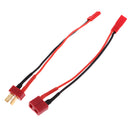 Pair Deans T Plug to JST Connector Male & Female with 13cm 14AWG Cable Wire