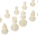 1 Set 32 Pieces International Chess Game Chessman Chess Piece for Travel Games, 77mm King Type