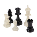 1 Set 32 Pieces International Chess Game Chessman Chess Piece for Travel Games, 77mm King Type
