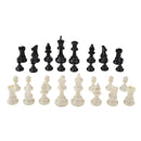 1 Set 32 Pieces International Chess Game Chessman Chess Piece for Travel Games, 77mm King Type