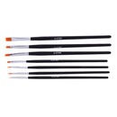 Synthetic Paint Brush Pen Pack of 7 Brushes Set for Model Building or Figure