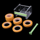 Mini Desktop Stacked Masking Tape Holder Box w/ 5 Rolls 6/9/12/18/30mm Tapes