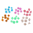 6 Packs Polyhedral Dice Set D4 D6 D8 D10 D12 D20 Percentile w/ 6 Black Bags