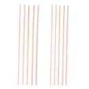 5pcs 8mm*250mm Round Balsa Wood Stick for Model Building Sand Table Layout