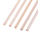 5pcs 6mm*250mm Round Balsa Wood Stick for Model Building Sand Table Layout