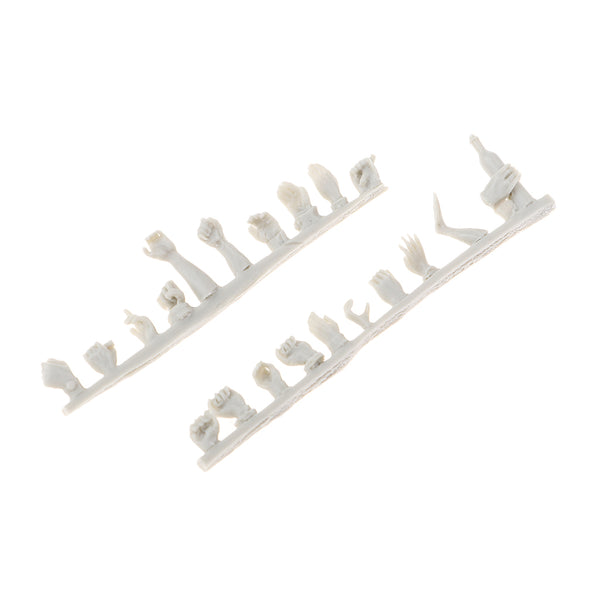 1/35 Resin Military Soldier Replacement Hands 20Pcs for Mini Scene Building