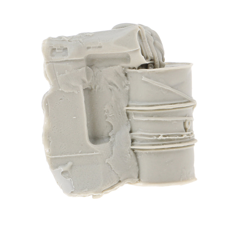 1/35 Resin World War II Scenario Accessories Oil Drum Canvas Bags Sculpture