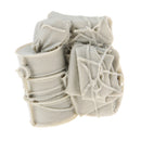 1/35 Resin World War II Scenario Accessories Oil Drum Canvas Bags Sculpture