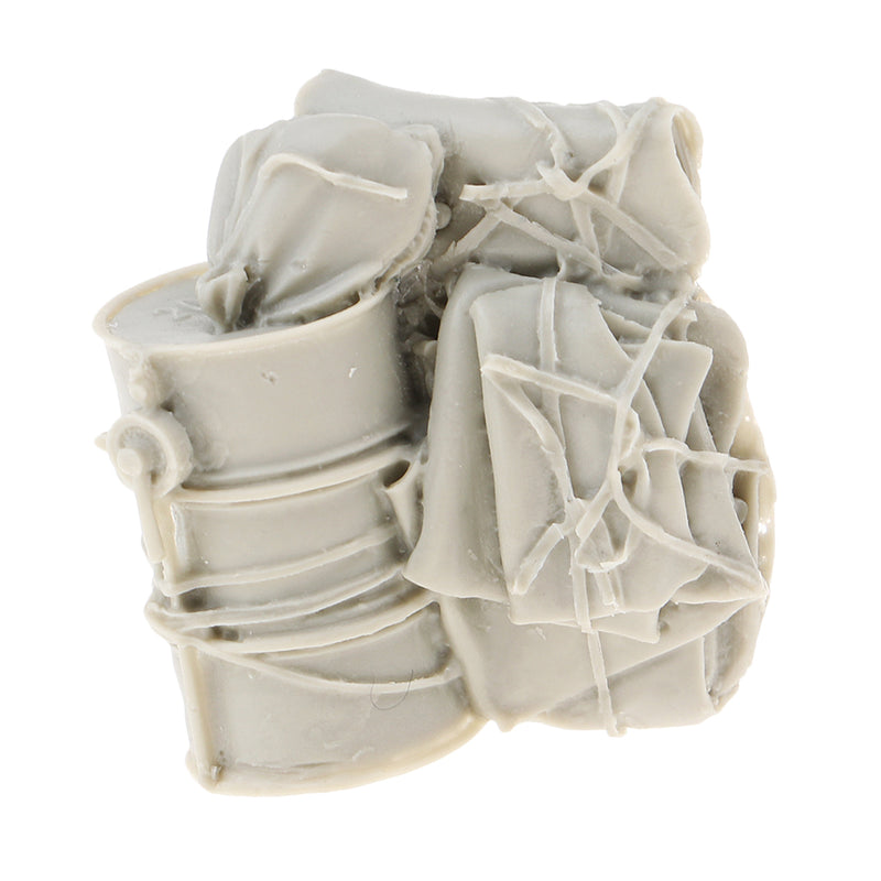 1/35 Resin World War II Scenario Accessories Oil Drum Canvas Bags Sculpture