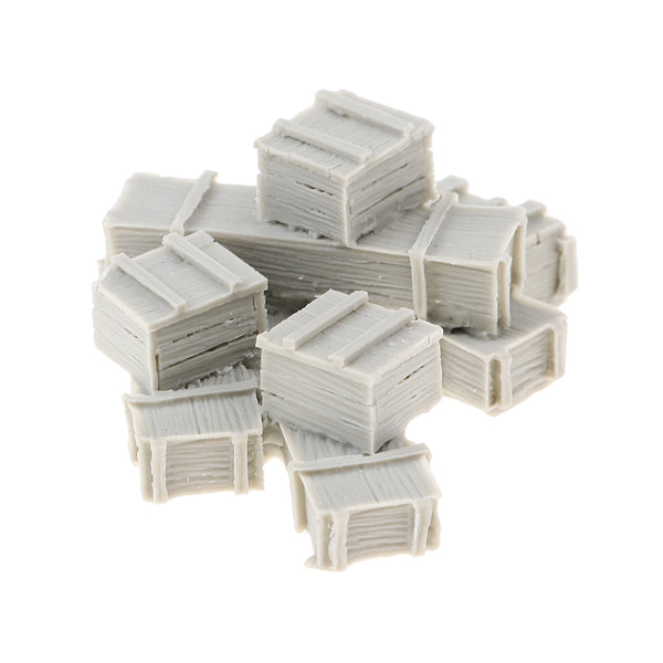 1/35 Resin Figure Kit 8 Ammunition Boxes Miniature War Game Accessory Unpainted
