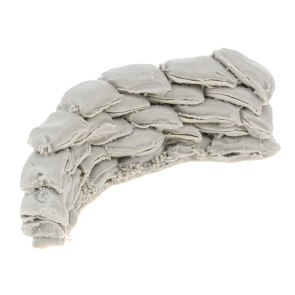1/35 Scale Resin Model Scene Accessories Sandbags Wall C 7.5x2.5cm