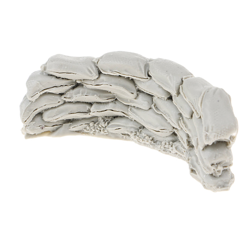 1/35 Scale Resin Model Scene Accessories Sandbags Wall C 7.5x2.5cm