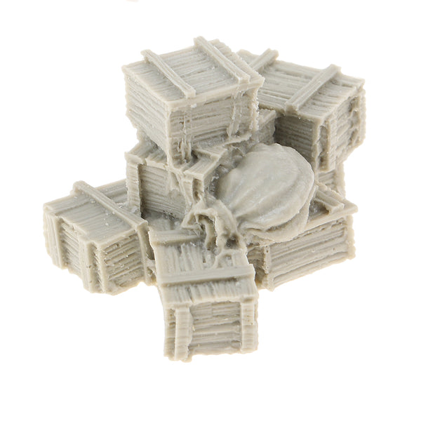 1/35 Resin Figure Resin Boxes and Bags Model Resin Kit Resin Soldier Scene