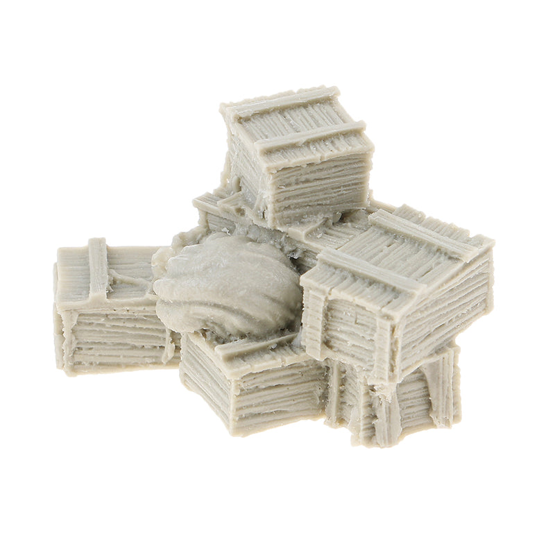 1/35 Resin Figure Resin Boxes and Bags Model Resin Kit Resin Soldier Scene