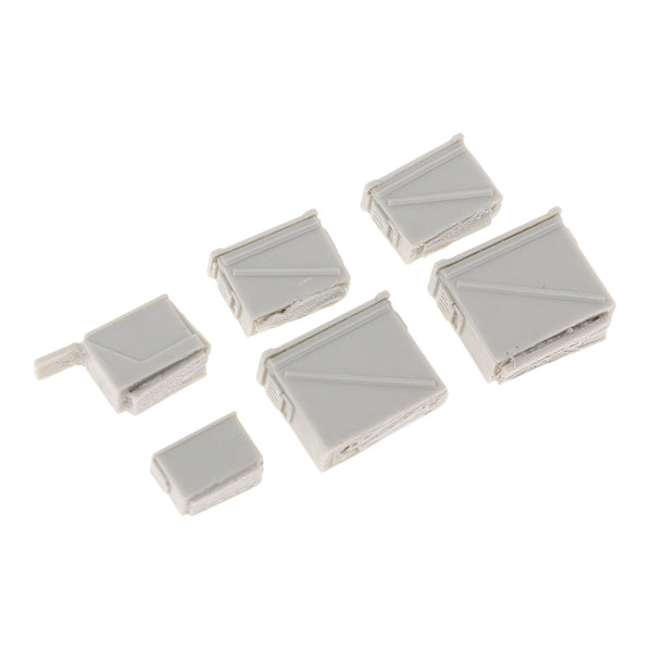 1/35 Scale WWII Army Cargo Equipment Crates(6) Mini Resin Figure Unpainted