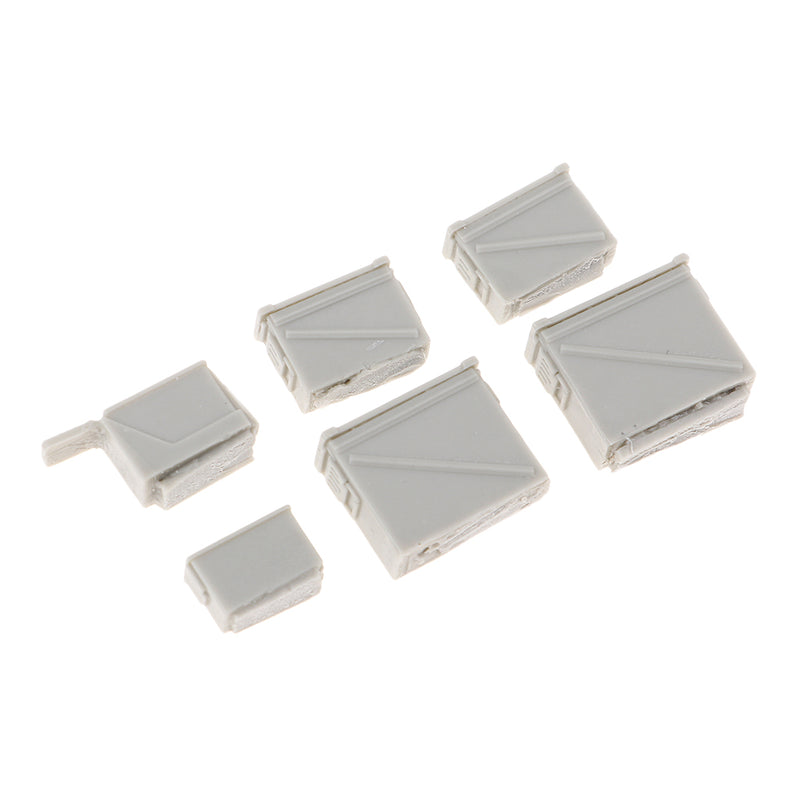 1/35 Scale WWII Army Cargo Equipment Crates(6) Mini Resin Figure Unpainted
