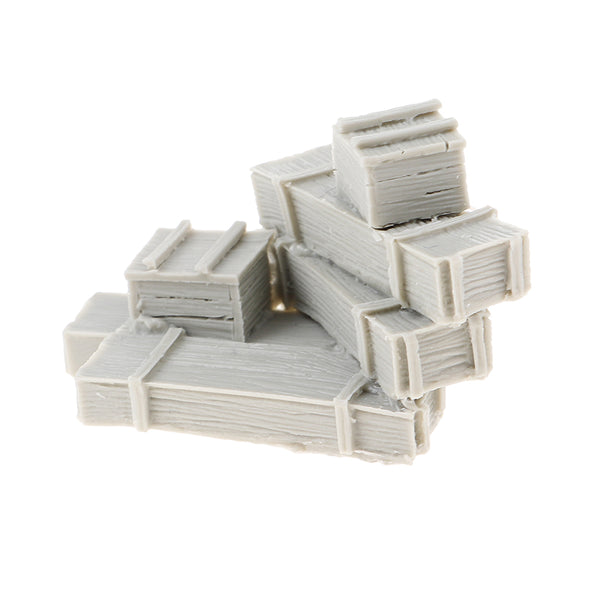 1/35 Resin Figure Kit 6 Ammunition Box Miniature War Game Accessory Unpainted