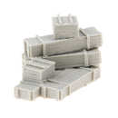 1/35 Resin Figure Kit 6 Ammunition Box Miniature War Game Accessory Unpainted