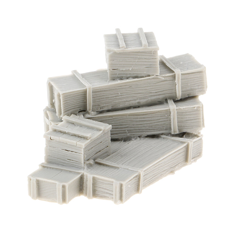1/35 Resin Figure Kit 6 Ammunition Box Miniature War Game Accessory Unpainted