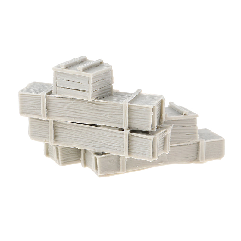 1/35 Resin Figure Kit 6 Ammunition Box Miniature War Game Accessory Unpainted