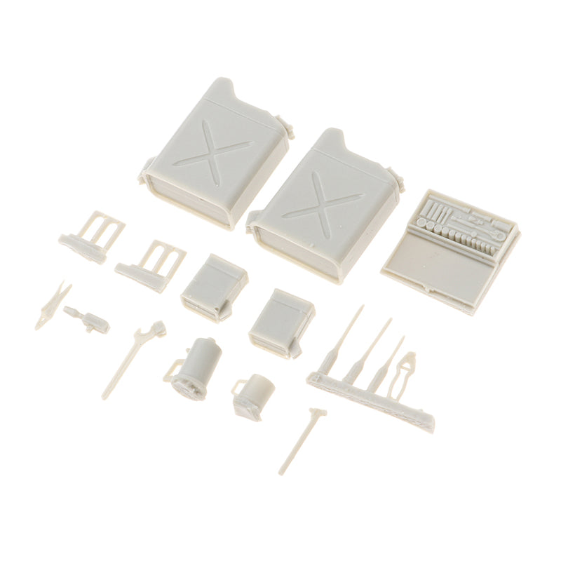 1/35 Resin Soldier Scenario Accessories Set Drums Repair Tools Resin Kit