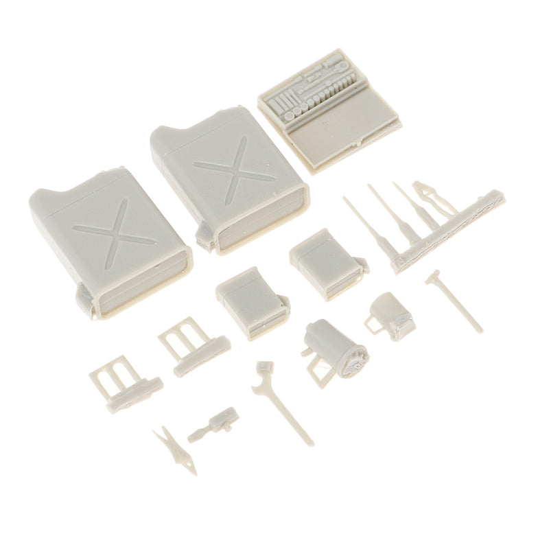 1/35 Resin Soldier Scenario Accessories Set Drums Repair Tools Resin Kit