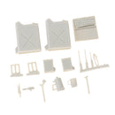 1/35 Resin Soldier Scenario Accessories Set Drums Repair Tools Resin Kit