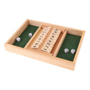 Wood 1-9 Number Shut The Box Dice Game Toy for KTV Club Bar Drinking Decider