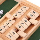 Wood 1-9 Number Shut The Box Dice Game Toy for KTV Club Bar Drinking Decider