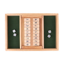 Wood 1-9 Number Shut The Box Dice Game Toy for KTV Club Bar Drinking Decider