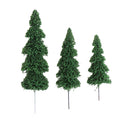 9 Pcs Trees Model Train Set Accessories Train Layout Wargame Scenery Diorama