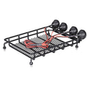 RC Car 1:10 Roof Rack Luggage Carrier &Led Light Bar for Truck Cars Crawler HPI CC01 AXIAL SCX10 RC4WD D90 Redcat