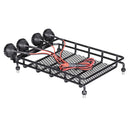 RC Car 1:10 Roof Rack Luggage Carrier &Led Light Bar for Truck Cars Crawler HPI CC01 AXIAL SCX10 RC4WD D90 Redcat