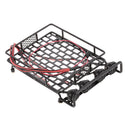 RC Metal Roof Carrier Rack & 4 LED Light for 90046 Traxxas TRX-4 RC4WD D90 CC01 AXIAL SCX10 REDCAT