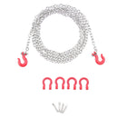 RC 1/10 Metal Front /Rear Bumper Hook Rescue Trailer Hook & Metal Tow Chain for Traxxas TRX-4 RC Crawler Car Parts