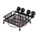RC 1:10 Roof Rack Luggage &Led Light Bar for Truck Crawler HPI CC01 AXIAL SCX10 RC4WD D90 REDCAT