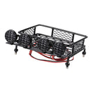 RC 1:10 Roof Rack Luggage &Led Light Bar for Truck Crawler HPI CC01 AXIAL SCX10 RC4WD D90 REDCAT