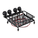 RC 1:10 Roof Rack Luggage &Led Light Bar for Truck Crawler HPI CC01 AXIAL SCX10 RC4WD D90 REDCAT
