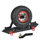 Metal Rear Bumper with Light Trailer Hook for 1/10 RC Axial SCX10 & SCX10 II 90046 Traxxas TRX-4 TRX4