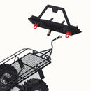 Metal Rear Bumper with Light Trailer Hook for 1/10 RC Axial SCX10 & SCX10 II 90046 Traxxas TRX-4 TRX4